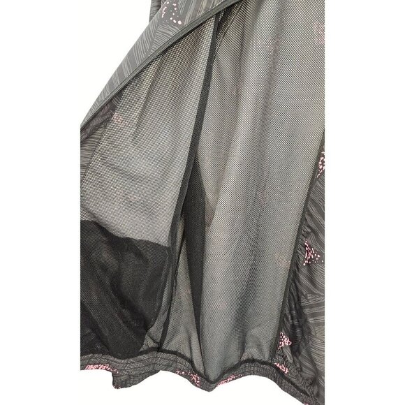 Adidas Originals Jacket Mens Sz M Black Grey Pink Abstract Full Zip Trefoil Logo - Picture 12 of 16